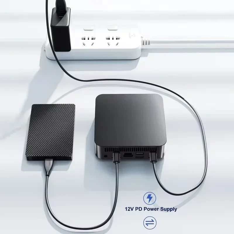 Erilles Mini PC Intel N150 – 16-32GB RAM, up to 2TB SSD, WiFi 6, BT 5.2, Windows 11 Pro