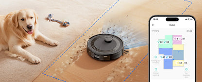 Lefant M2S Pro Robot Vacuum Cleaner – 10,000Pa, 240 Min, DTOF Laser Navigation, Auto-Empty, Ideal for Pet Hair