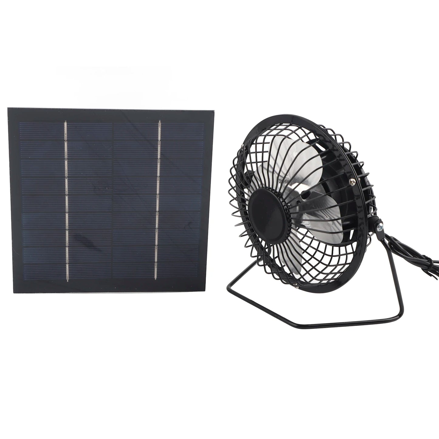 Solar Panel Cooling Fan Set 5W – Mini Photovoltaic Panel with Portable Fan for Greenhouse