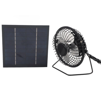 Solar Panel Cooling Fan Set 5W – Mini Photovoltaic Panel with Portable Fan for Greenhouse