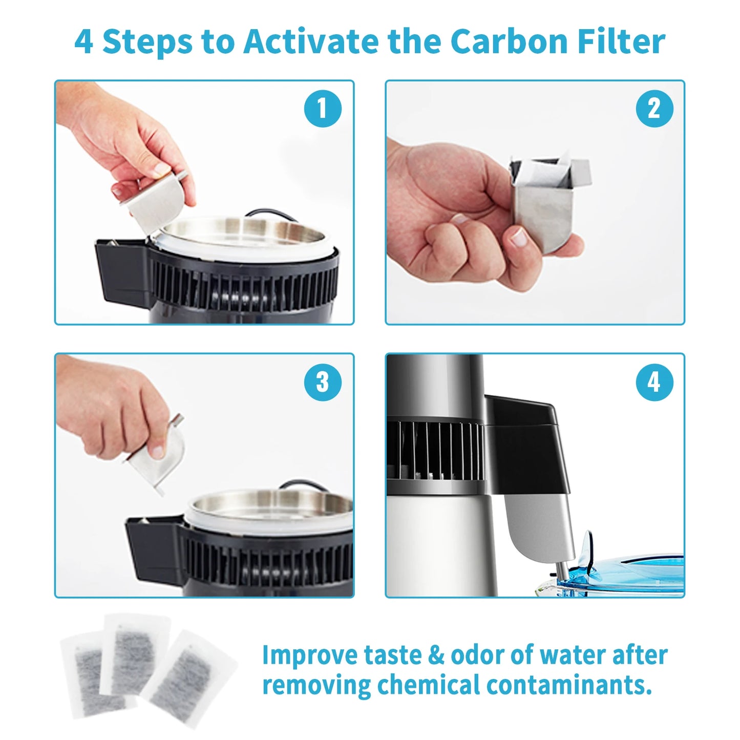 SucceBuy 4L Water Distiller Purifier