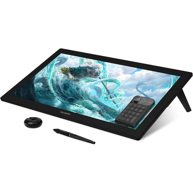 HUION Kamvas Pro 24 4K UHD – 23.8" Drawing Monitor, 8192 Levels, 140% sRGB