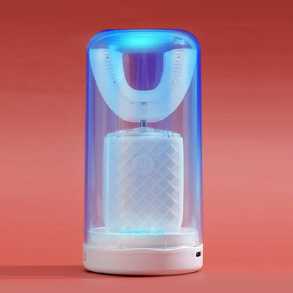 360° U-Type Electric Toothbrush – Adults & Kids, USB Charging, Teeth Whitening