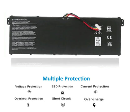 SKOWER AC14B8K Replacement Battery – Acer Nitro 5, Aspire, ES1, V3 Series