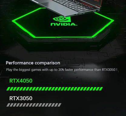 GPD 16.1" Gaming Laptop – NVIDIA RTX 4050 6G, Intel i9-13900H/i5-12450H, up to 32GB DDR5, 144Hz