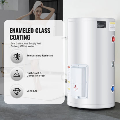SucceBuy Electric Water Heater 40/70L – LED Display & IPX4 Waterproof