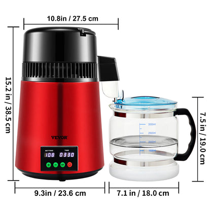 SucceBuy 4L Water Distiller Purifier