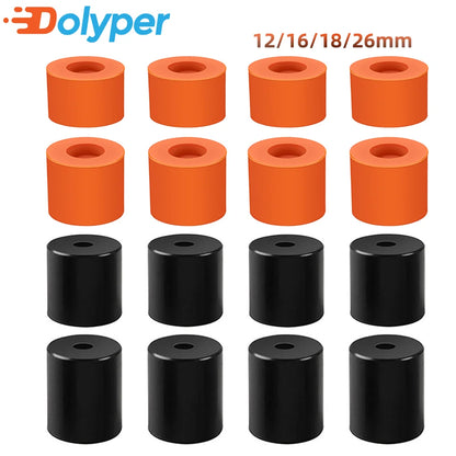 4pcs Silicone Hot Bed Leveling Spacers for CR-10, Ender-3, Prusa, Anycubic – Replace Bed Springs