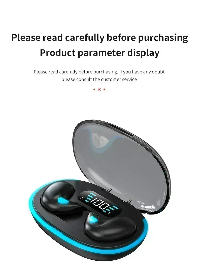 TWS Wireless Earbuds - Noise Reduction Bluetooth Earphones for Sport, Gaming & Sleep