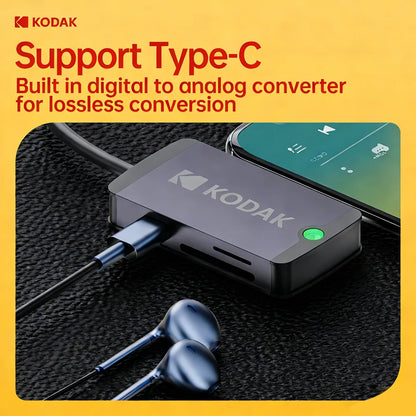 KODAK USB-C Hub – USB 3.0, SD & MicroSD Card Reader for Phone, Tablet, MacBook & Laptop