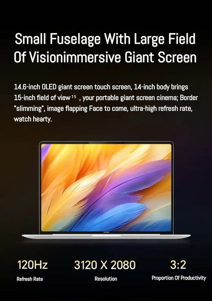 Honor MagicBook Pro 14 – Intel U5-125H, 16/24GB, 3.1K 120Hz, 92Wh Ultrabook