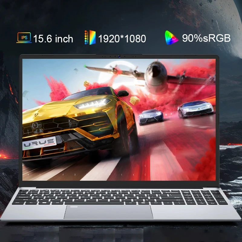 15.6" Laptop – Intel i9, 16GB RAM, 1TB SSD, 4K HD, Windows 11 Pro, Portable Notebook