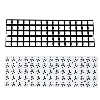 Idobao x YMDK ID75 VIA Hot-Swap PCB & Aluminum Plate – 75-Key, XD75 Replacement