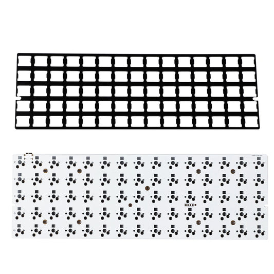 Idobao x YMDK ID75 VIA Hot-Swap PCB & Aluminum Plate – 75-Key, XD75 Replacement