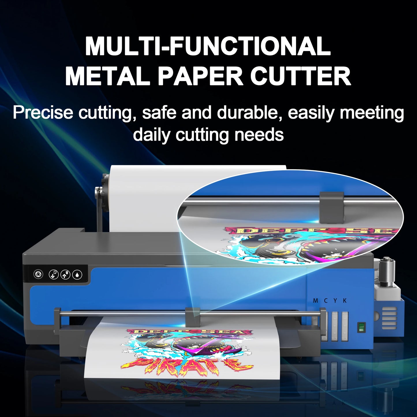 A3 XP600 DTF Printer with Roll Feeder – Direct to Film T-Shirt Printing Machine