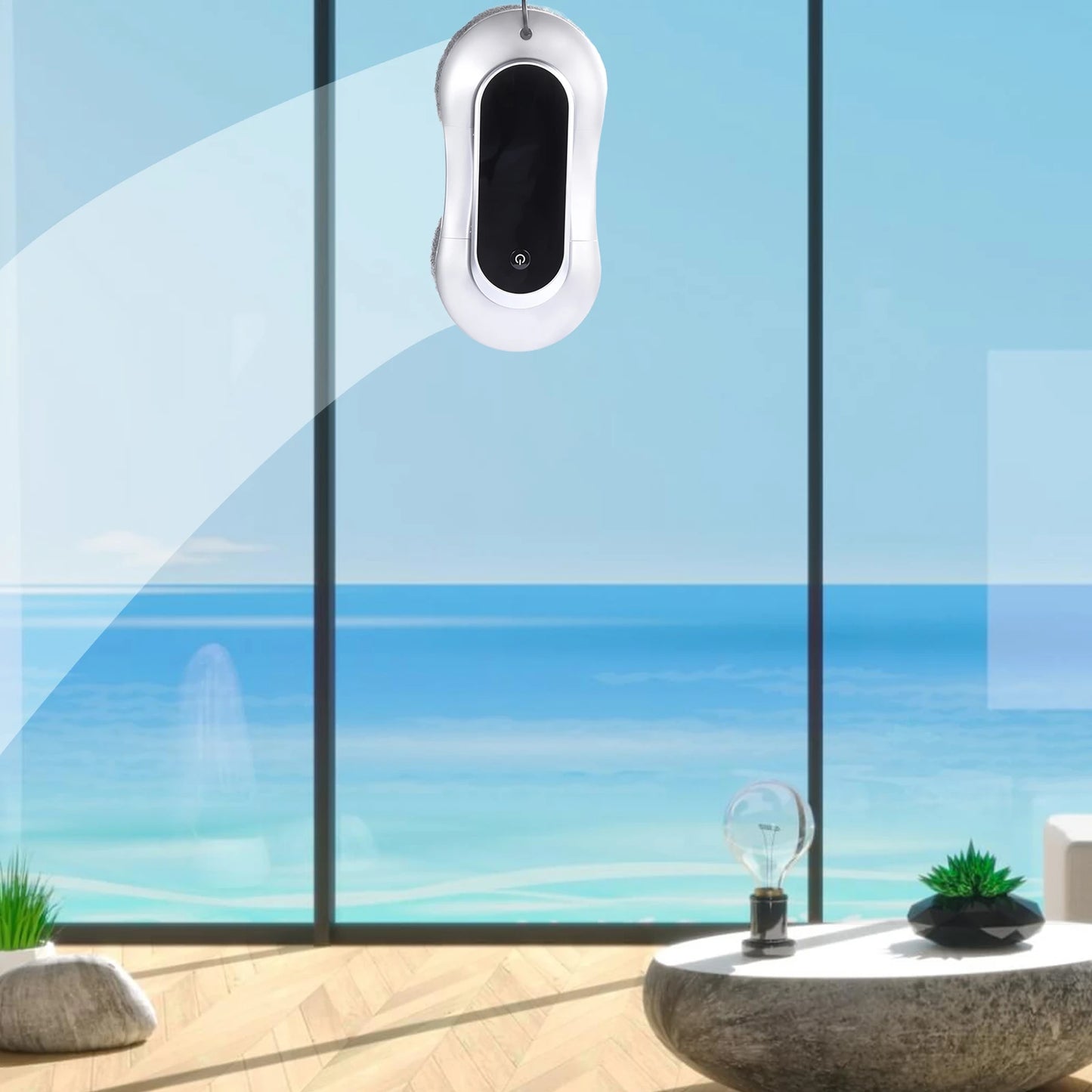 Intelligent Automatic Window Cleaner Robot – Water Spray, Remote Control, Vacuum Suction | Glass & Mirror Cleaning