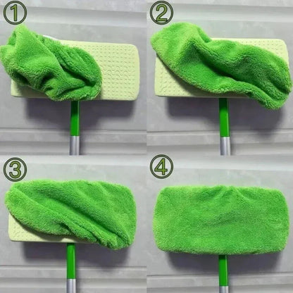Washable Flat Mop Pads 6-Pack | Reusable Microfiber Mop Covers