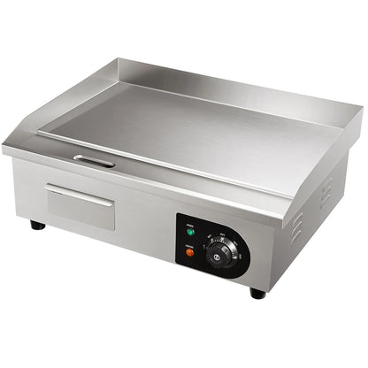 SucceBuy 21" Commercial Electric Teppanyaki Grill – Flat Top Griddle