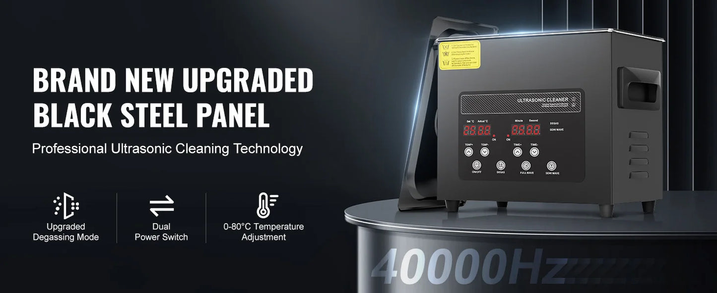 SucceBuy Ultrasonic Cleaner 2L–15L | Portable | Home & Kitchen Use