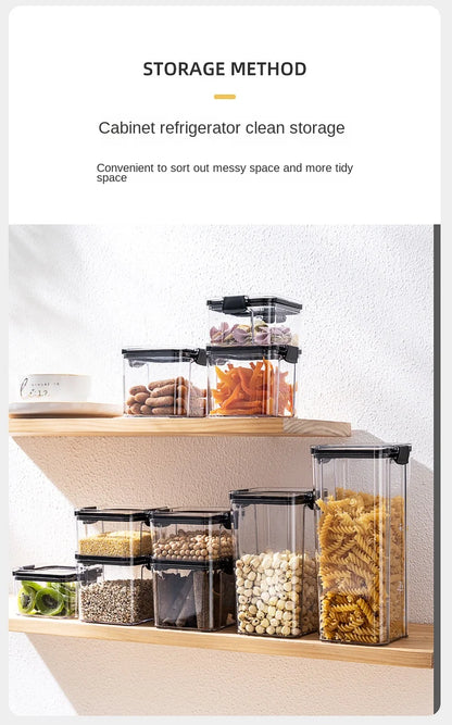 Airtight Kitchen Storage Jars | Moisture-Proof PET Containers 460ml–1800ml