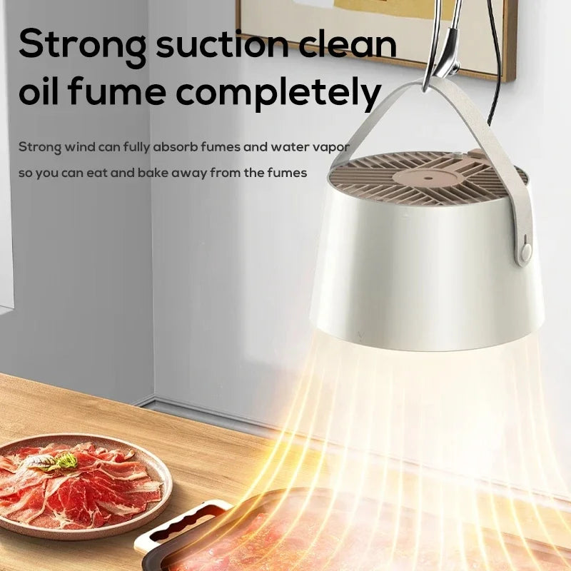 CREAROMA USB Desktop Mini Range Hood | Portable Kitchen Exhaust Fan | CE Certified
