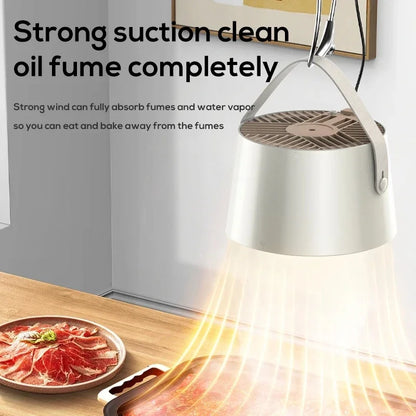 CREAROMA USB Desktop Mini Range Hood | Portable Kitchen Exhaust Fan | CE Certified