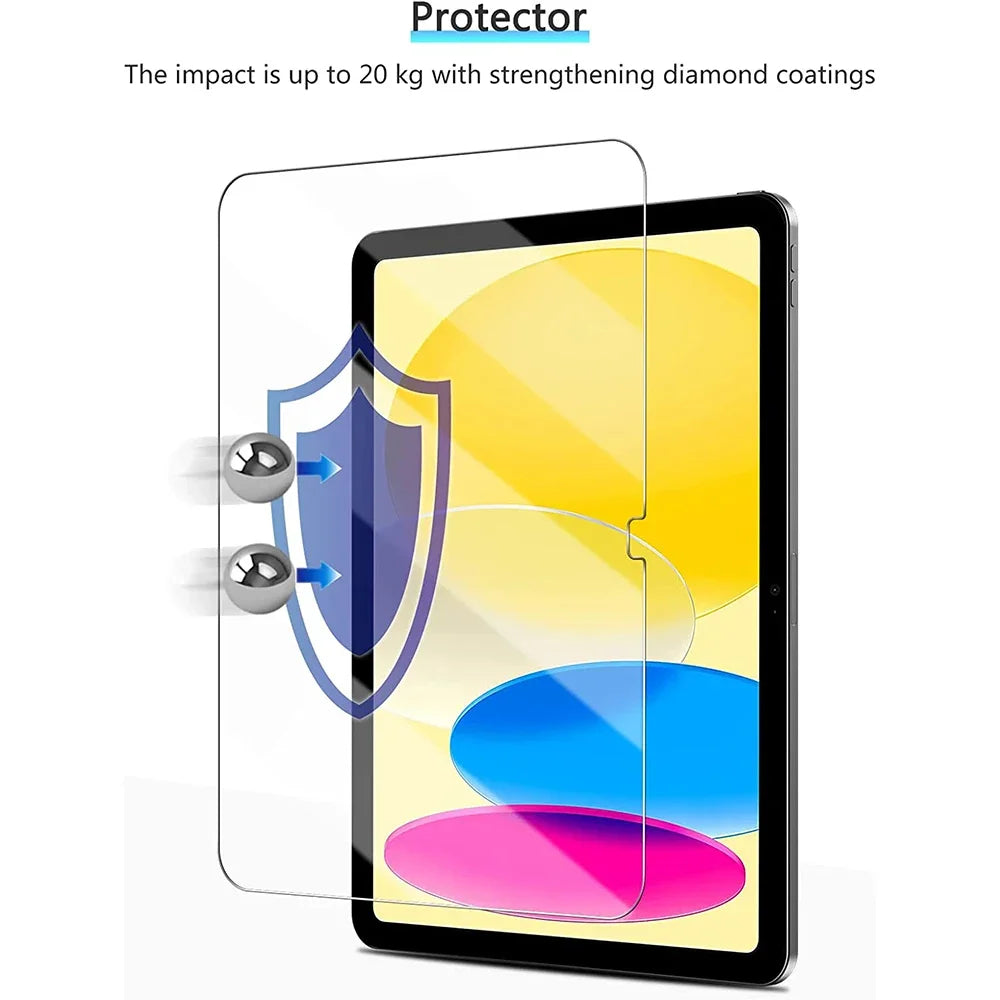 Tempered Glass Screen Protector for iPad 10th Gen 10.9" (2022) & iPad 11 A16 (2025)
