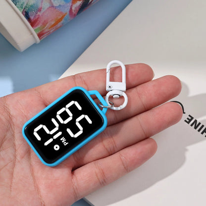 LED Keychain Pocket Watch | Digital Display for Students & Kids