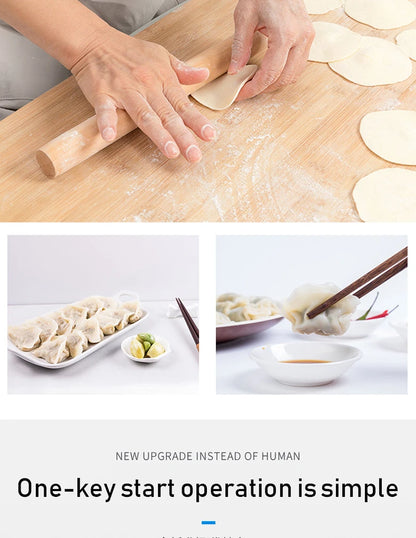 Electric Automatic Dumpling Wrapper Maker – Wonton & Dumpling Skin Press, Round & Square, Commercial