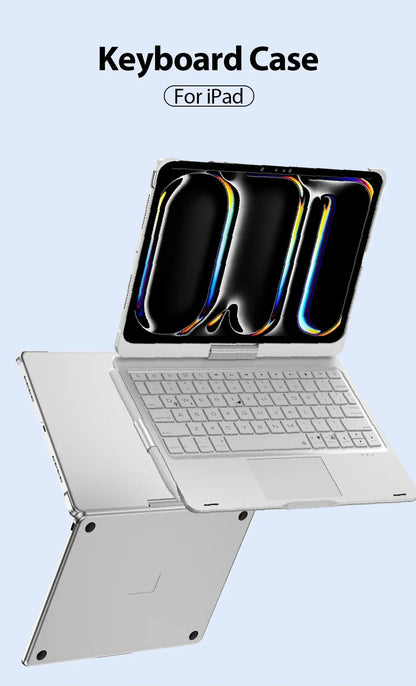 Magic Keyboard Case for iPad – Air 11/13, Pro 11/12.9, iPad 10th/7th-9th Gen, Backlit