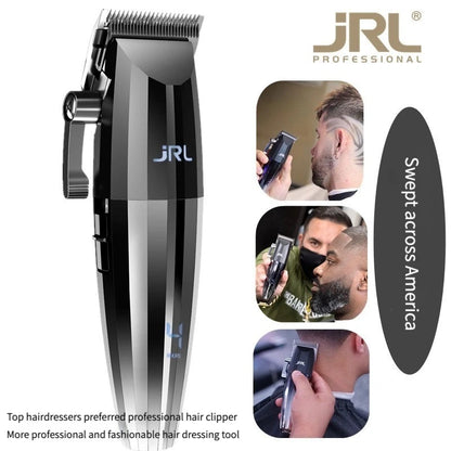 JRL 2020C/T Professional Hair Clipper – Gold & Silver, Barber Set Options