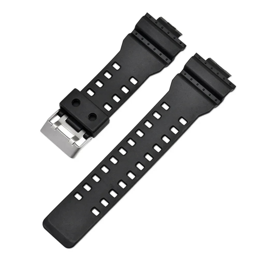 Silicone Replacement Watch Strap for Casio G-Shock GA-100/110/200/400/700 – 16mm Resin Band