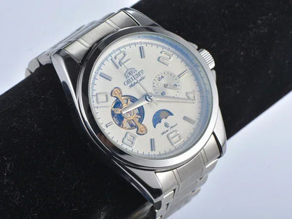 Orient Men's Automatic Mechanical Watch – Stainless Steel, Hardlex Crystal, Fashion & Casual