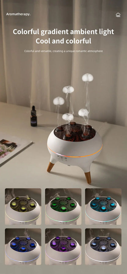 Jellyfish Aroma Humidifier & Aromatherapy Diffuser – Ultrasonic Essential Oil Mist with Remote Control
