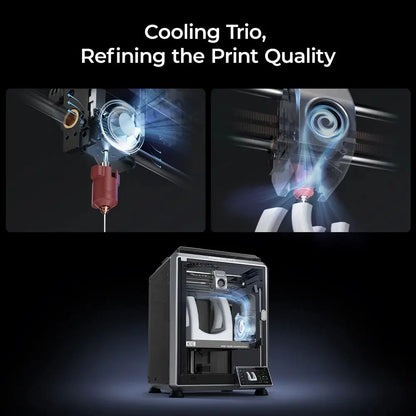 Creality K1C 3D Printer 2025 – 600mm/s, 0.1mm Precision, 300°C Nozzle, AI Camera, Auto Calibration