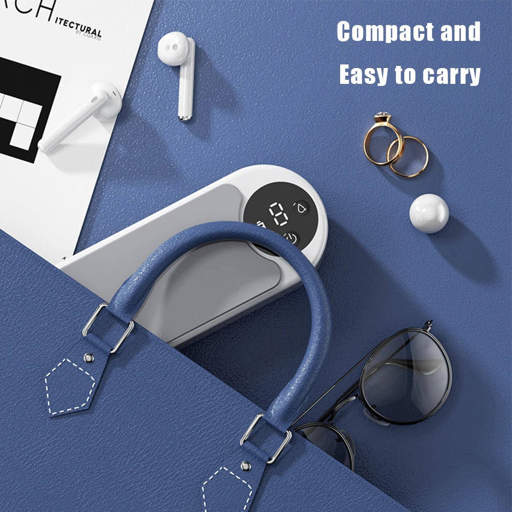 Ultrasonic Jewelry Cleaner Machine – Portable USB Rechargeable Cleaner for Rings, Necklaces & Glasses