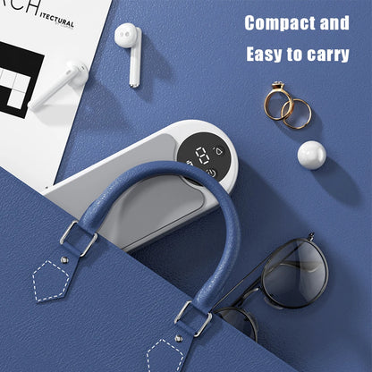 Ultrasonic Jewelry Cleaner Machine – Portable USB Rechargeable Cleaner for Rings, Necklaces & Glasses