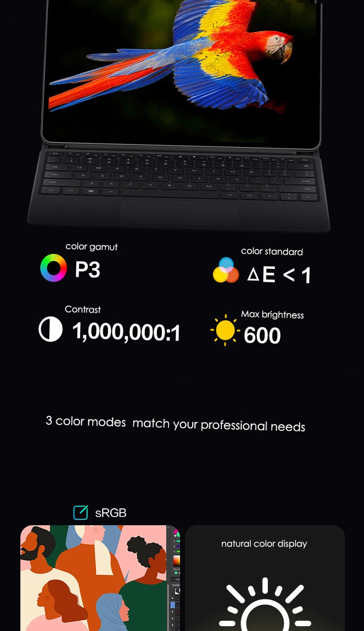 HUAWEI MateBook E 2-in-1 Tablet Laptop 12.6" OLED — Intel i5/i7, Up to 16GB RAM, Up to 512GB, Windows 11