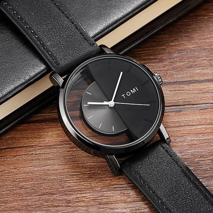 Men's watch gift set from TOMI Luxury Business Collection by R.E.D. Shopping, featuring three stylish watches with elegant designs.