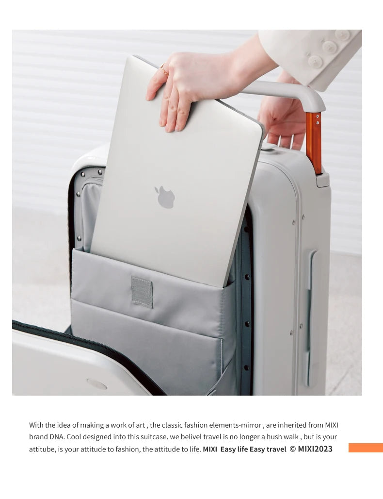Mixi M9275 Aluminum Frame Hardside Suitcase 2026