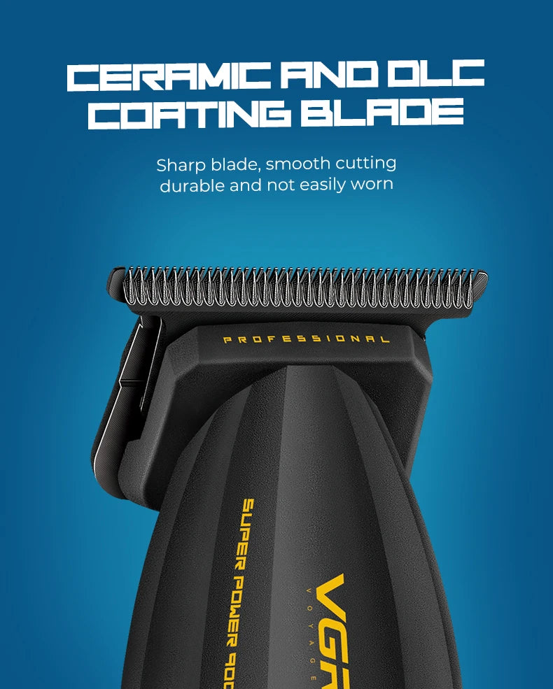 VGR Clipper Professional Hair Trimmer Electric Hair Cutting Machine 9000 RPM Hair Clipper Barber Cordless Clipper for Men V-285