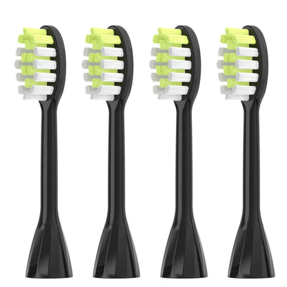 Set of R.E.D. Shopping electric toothbrush replacement heads with soft bristles for adults, available in 4, 6, or 8 pack.
