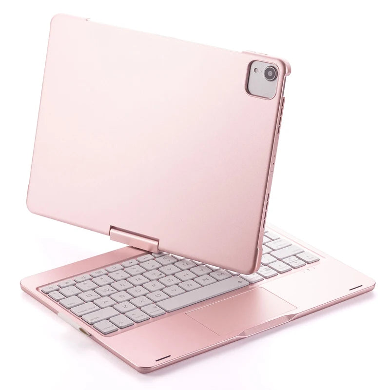 Bluetooth Magic Keyboard Case for iPad Pro 11 / Air – Backlit, Multi-Language, Trackpad