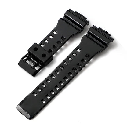 Silicone Replacement Watch Strap for Casio G-Shock GA-100/110/200/400/700 – 16mm Resin Band