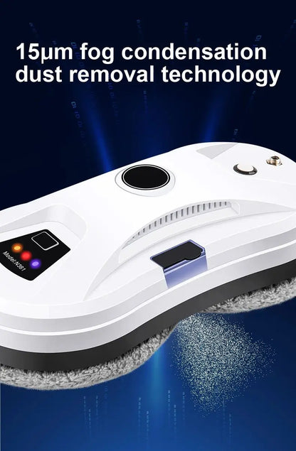 DIVEDEER Intelligent Window Cleaner Robot – Automatic Electric Window Washing Machine with EU Plug
