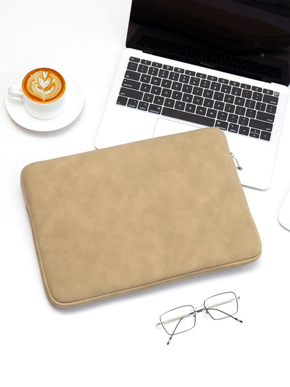 EGYAL Laptop Sleeve Bag – PU Zipper, 13–16", MacBook Air/Pro, Dell, Xiaomi, Huawei, 3 Colors