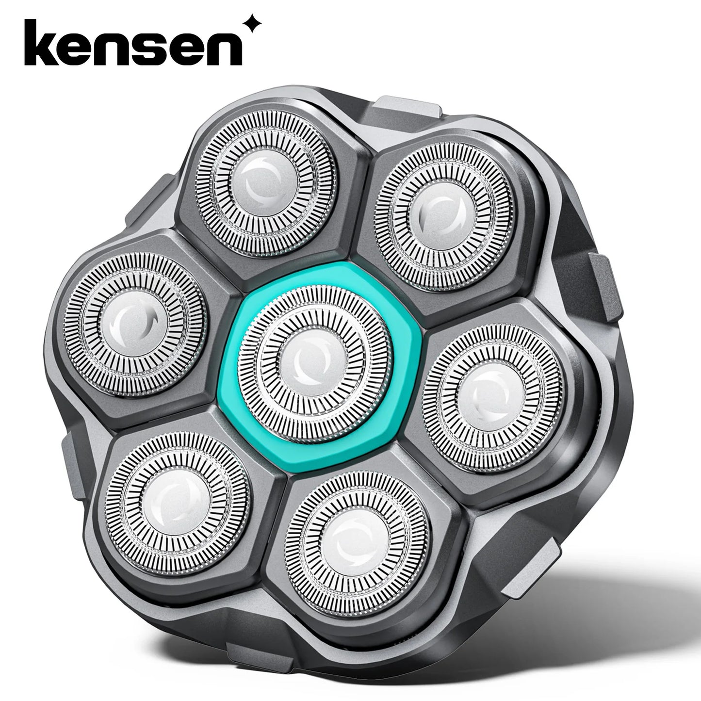 Kensen S32 Replacement Razor Blade – 7D Magnetic Head, Waterproof Stainless Steel, for FK-8780 Head Shaver
