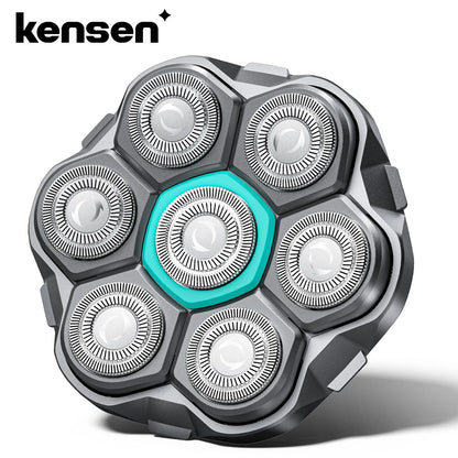 Kensen S32 Replacement Razor Blade – 7D Magnetic Head, Waterproof Stainless Steel, for FK-8780 Head Shaver
