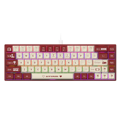 AJAZZ AK680 65% Mechanical Keyboard – Hot-Swap, RGB, Gasket Mount, 5 Colors