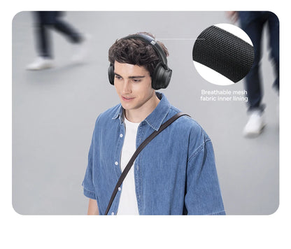 Baseus EH10 NC ANC Wireless Headphones – 45dB Hybrid Noise Cancelling, LDAC, Bluetooth 6.0, 80Hrs